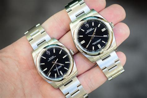 rolex oyster perpetual 36 vs 34|rolex oyster 36mm price.